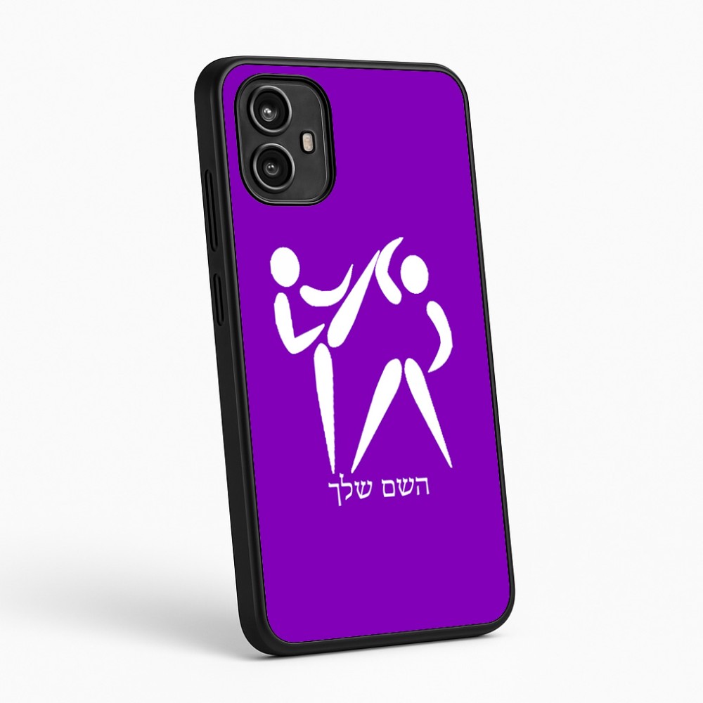 כיסוי בעיצוב אישי עם השם שלך לדגם - Motorola Moto G54 בעיצוב לוחמים אולימפיים