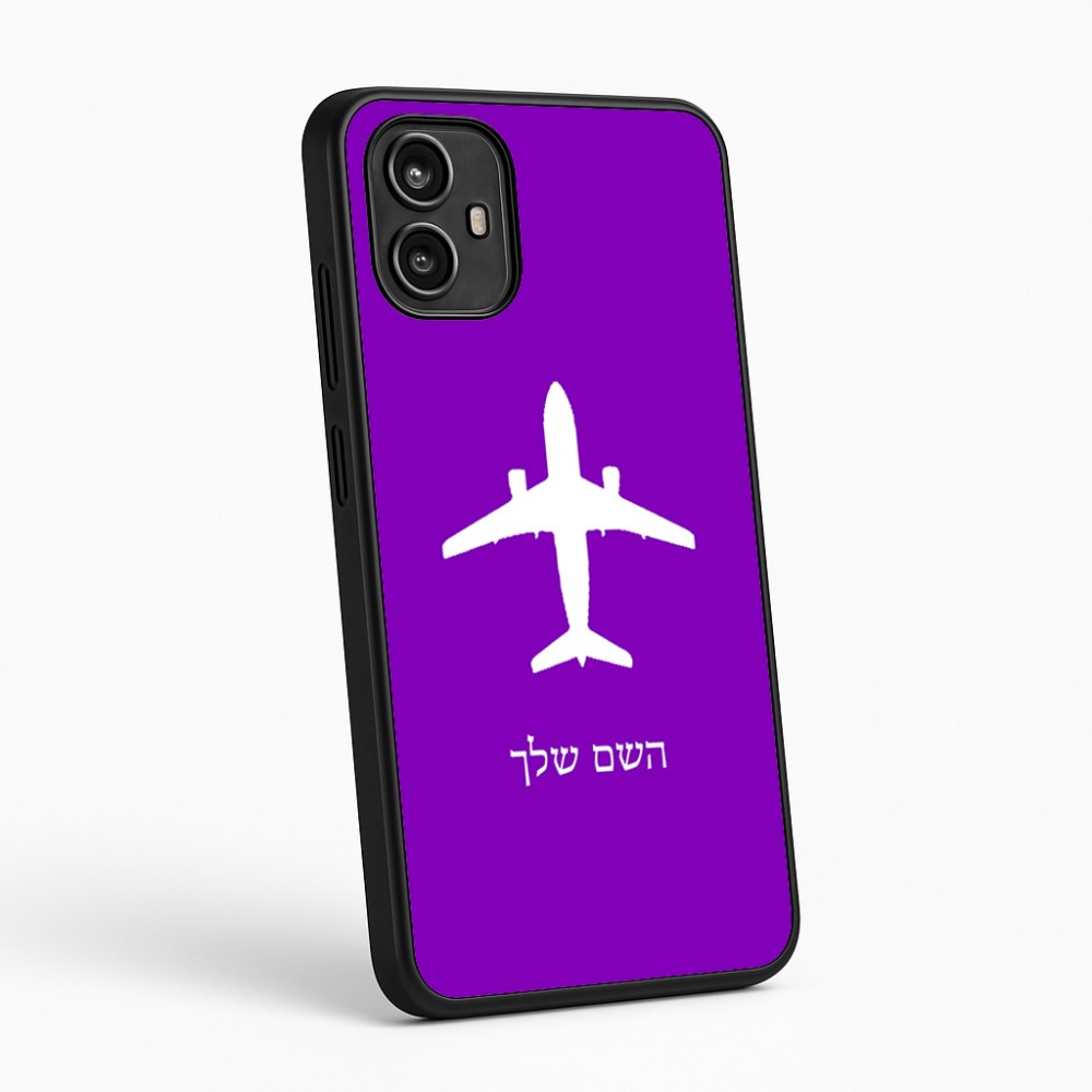 כיסוי בעיצוב אישי עם השם שלך לדגם - Motorola Moto G54 בעיצוב טייס - טייס