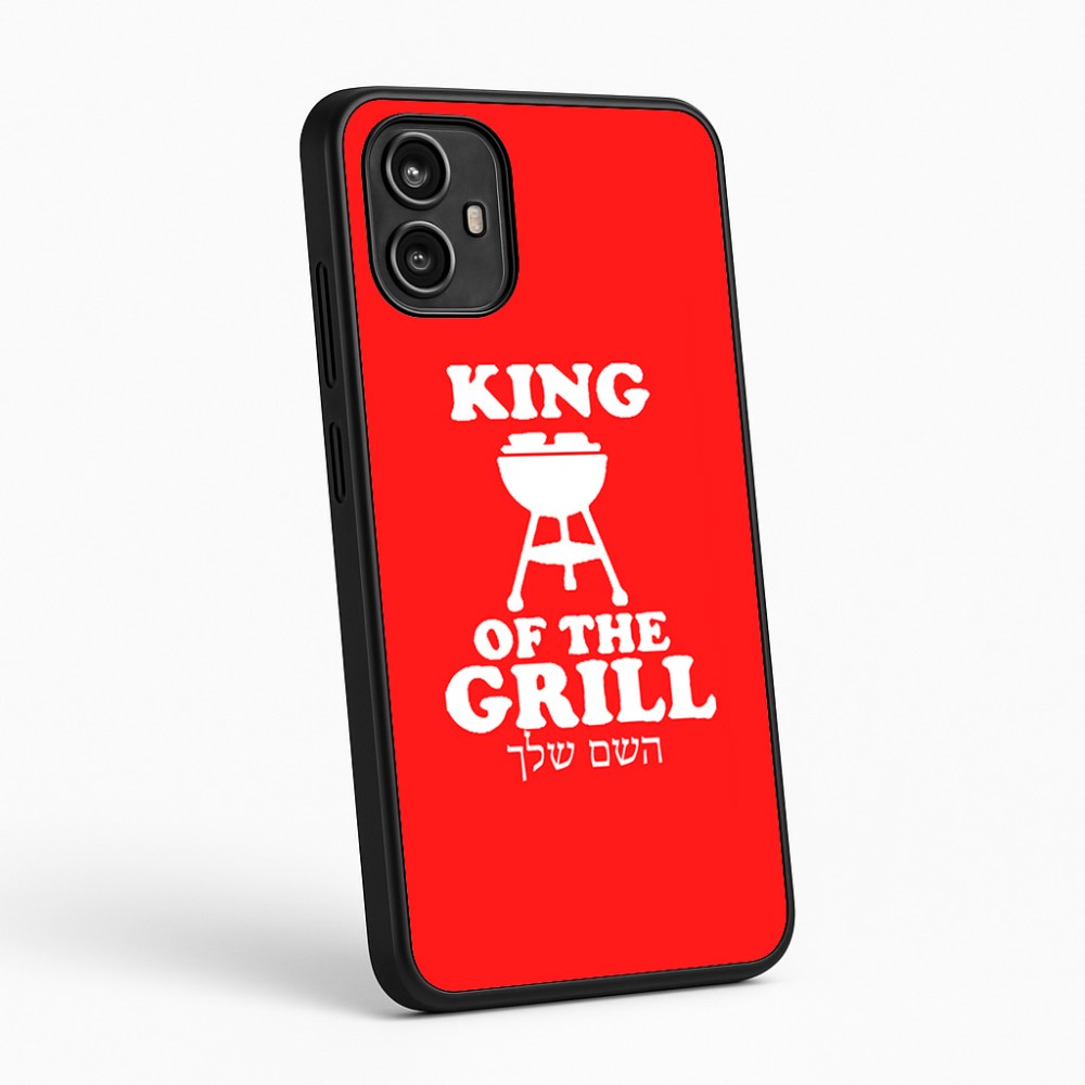 כיסוי בעיצוב אישי עם השם שלך לדגם - Motorola Moto G54 בעיצוב מלך הגריל