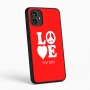 כיסוי בעיצוב אישי עם השם שלך לדגם - Motorola Moto G54 בעיצוב אהבה