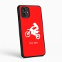 כיסוי בעיצוב אישי עם השם שלך לדגם - Motorola Moto G54 בעיצוב מוטוקרוס