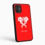 כיסוי בעיצוב אישי עם השם שלך לדגם - Motorola Moto G54 בעיצוב פרחי קרן