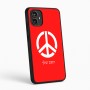 כיסוי בעיצוב אישי עם השם שלך לדגם - Motorola Moto G54 בעיצוב סמל השלום
