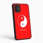 כיסוי בעיצוב אישי עם השם שלך לדגם - Motorola Moto G54 בעיצוב סמל יינג יאנג