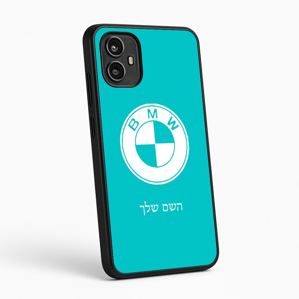 כיסוי בעיצוב אישי עם השם שלך לדגם - Motorola Moto G54 בעיצוב ב.מ.וו