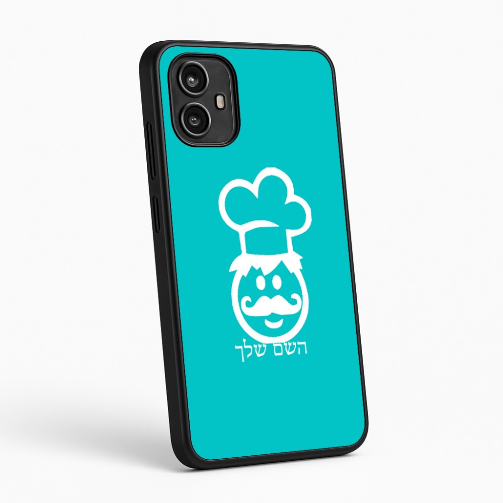 כיסוי בעיצוב אישי עם השם שלך לדגם - Motorola Moto G54 בעיצוב שף