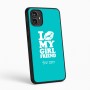 כיסוי בעיצוב אישי עם השם שלך לדגם - Motorola Moto G54 בעיצוב לנשק את החברה שלי