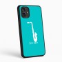 כיסוי בעיצוב אישי עם השם שלך לדגם - Motorola Moto G54 בעיצוב סקסופון