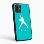 כיסוי בעיצוב אישי עם השם שלך לדגם - Motorola Moto G54 בעיצוב שחקן בייסבול