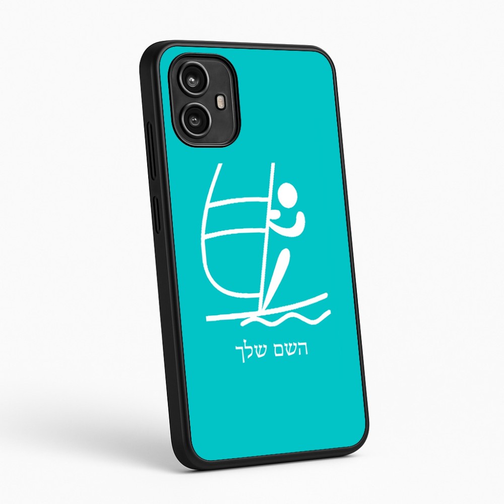 כיסוי בעיצוב אישי עם השם שלך לדגם - Motorola Moto G54 בעיצוב שייט אולימפי