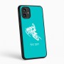כיסוי בעיצוב אישי עם השם שלך לדגם - Motorola Moto G54 בעיצוב אופנוע שלג
