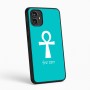 כיסוי בעיצוב אישי עם השם שלך לדגם - Motorola Moto G54 בעיצוב אנק - מפתח החיים המצרי