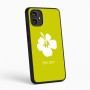 כיסוי בעיצוב אישי עם השם שלך לדגם - Motorola Moto G54 בעיצוב פרח היביסקוס