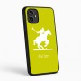 כיסוי בעיצוב אישי עם השם שלך לדגם - Motorola Moto G54 בעיצוב שחקן פולו - סוס