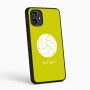 כיסוי בעיצוב אישי עם השם שלך לדגם - Motorola Moto G54 בעיצוב כדור כדורעף