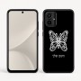 כיסוי בעיצוב אישי עם השם שלך לדגם - Motorola Moto G54 בעיצוב פרפר