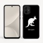 כיסוי בעיצוב אישי עם השם שלך לדגם - Motorola Moto G54 בעיצוב קנגורו
