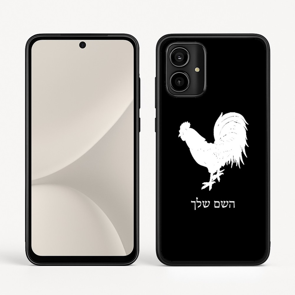 כיסוי בעיצוב אישי עם השם שלך לדגם - Motorola Moto G54 בעיצוב תרנגול