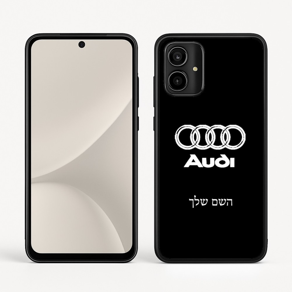 כיסוי בעיצוב אישי עם השם שלך לדגם - Motorola Moto G54 בעיצוב אאודי