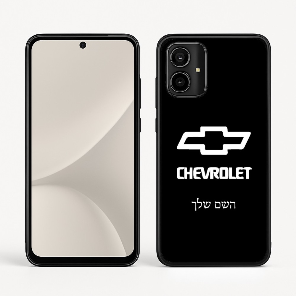 כיסוי בעיצוב אישי עם השם שלך לדגם - Motorola Moto G54 בעיצוב שברולט