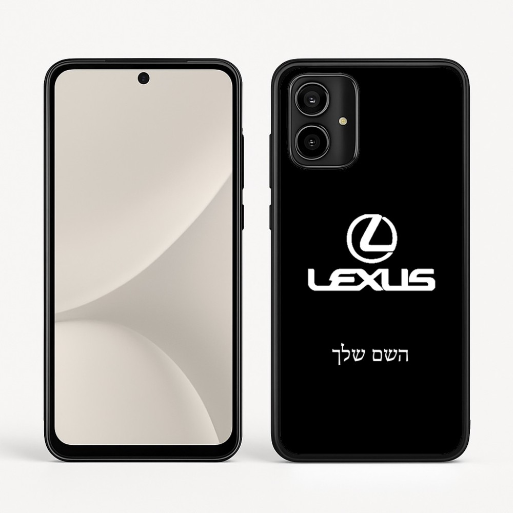 כיסוי בעיצוב אישי עם השם שלך לדגם - Motorola Moto G54 בעיצוב לקסוס