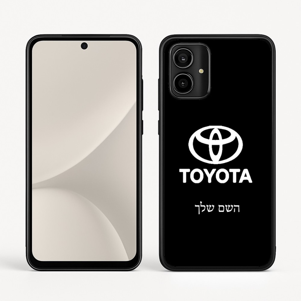 כיסוי בעיצוב אישי עם השם שלך לדגם - Motorola Moto G54 בעיצוב טויוטה