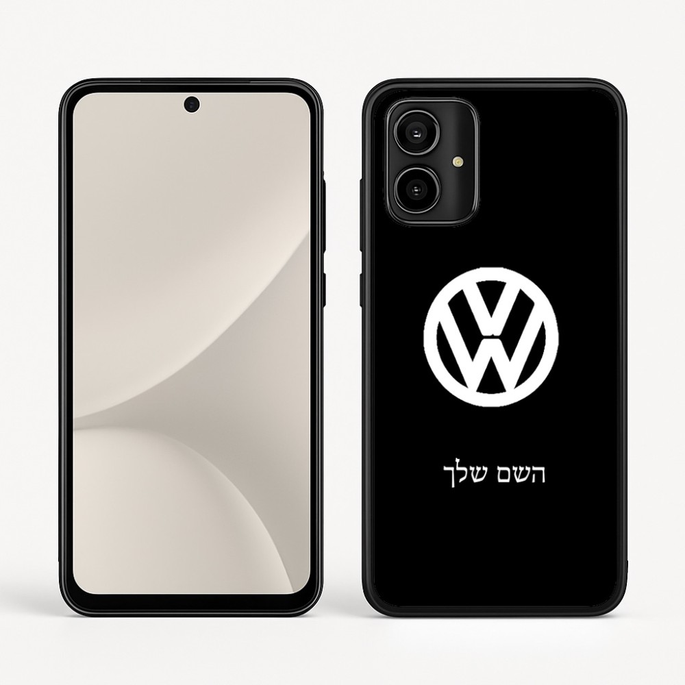 כיסוי בעיצוב אישי עם השם שלך לדגם - Motorola Moto G54 בעיצוב פולקסווגן