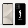 כיסוי בעיצוב אישי עם השם שלך לדגם - Motorola Moto G54 בעיצוב אישה בהריון