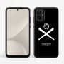 כיסוי בעיצוב אישי עם השם שלך לדגם - Motorola Moto G54 בעיצוב כדור בסיס