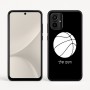 כיסוי בעיצוב אישי עם השם שלך לדגם - Motorola Moto G54 בעיצוב כדורסל
