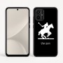 כיסוי בעיצוב אישי עם השם שלך לדגם - Motorola Moto G54 בעיצוב שחקן פולו - סוס
