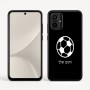 כיסוי בעיצוב אישי עם השם שלך לדגם - Motorola Moto G54 בעיצוב כדורגל כדור כדורגל