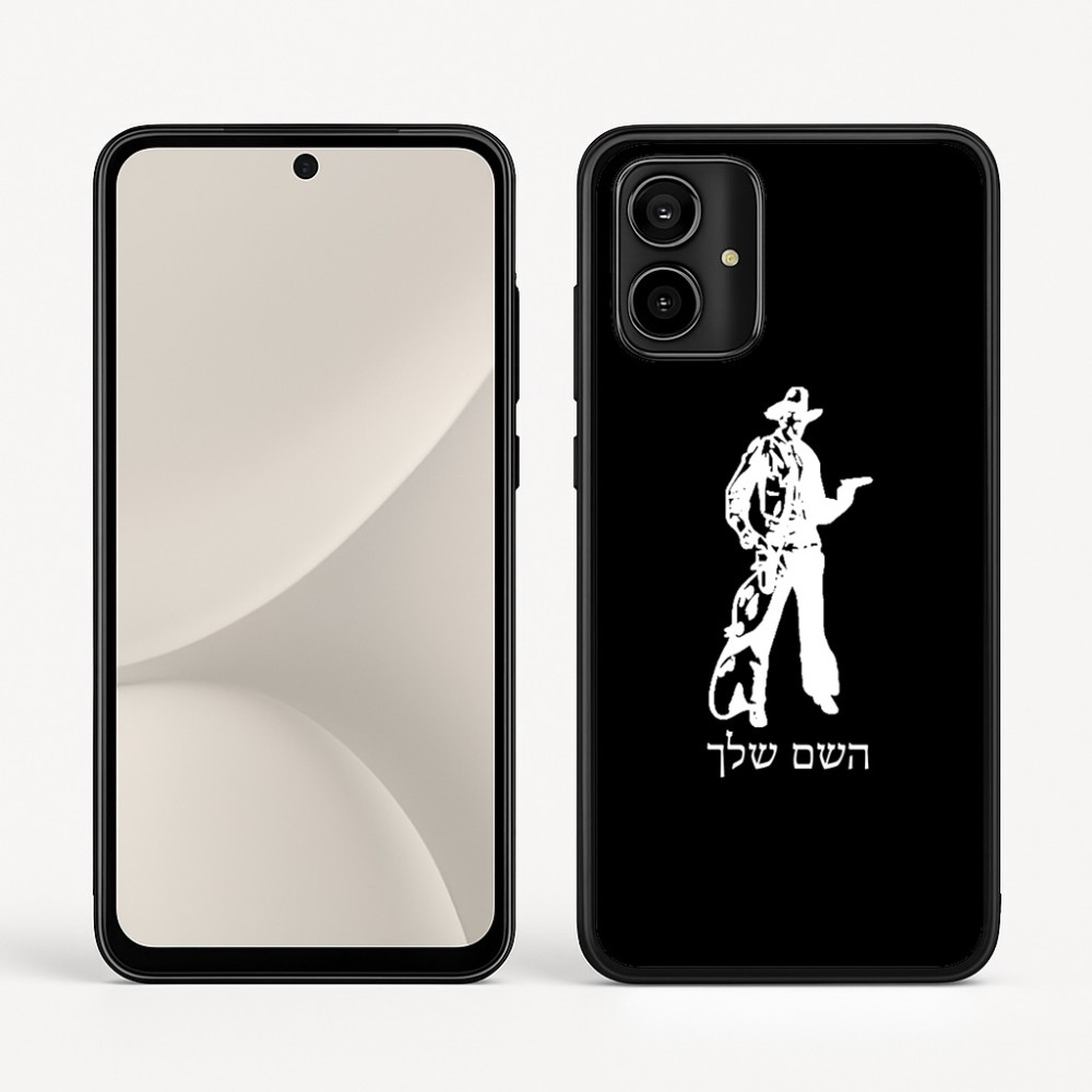 כיסוי בעיצוב אישי עם השם שלך לדגם - Motorola Moto G54 בעיצוב קאובוי המערב הפרוע