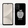 כיסוי בעיצוב אישי עם השם שלך לדגם - Motorola Moto G54 בעיצוב הדפס תפוח