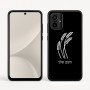 כיסוי בעיצוב אישי עם השם שלך לדגם - Motorola Moto G54 בעיצוב חיטה גלית זהב