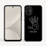 כיסוי בעיצוב אישי עם השם שלך לדגם - Motorola Moto G54 בעיצוב יד