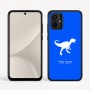כיסוי בעיצוב אישי עם השם שלך לדגם - Motorola Moto G54 בעיצוב דינוזאור