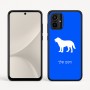 כיסוי בעיצוב אישי עם השם שלך לדגם - Motorola Moto G54 בעיצוב כלב