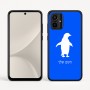כיסוי בעיצוב אישי עם השם שלך לדגם - Motorola Moto G54 בעיצוב פינגווין