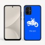 כיסוי בעיצוב אישי עם השם שלך לדגם - Motorola Moto G54 בעיצוב הארלי-דיווידסון