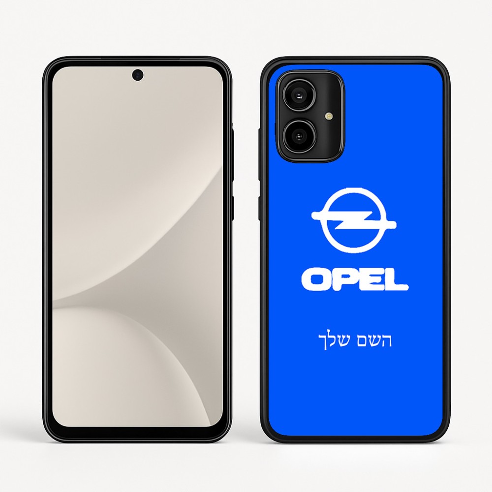 כיסוי בעיצוב אישי עם השם שלך לדגם - Motorola Moto G54 בעיצוב אופל