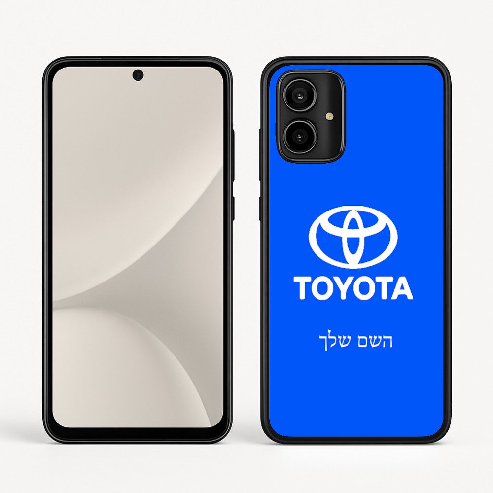 כיסוי בעיצוב אישי עם השם שלך לדגם - Motorola Moto G54 בעיצוב טויוטה