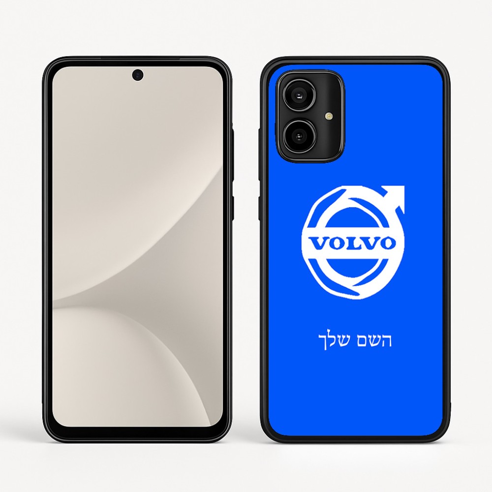 כיסוי בעיצוב אישי עם השם שלך לדגם - Motorola Moto G54 בעיצוב וולוו