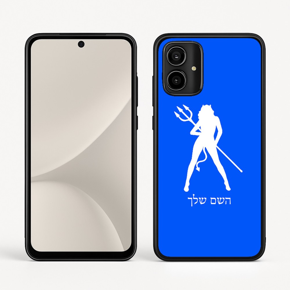 כיסוי בעיצוב אישי עם השם שלך לדגם - Motorola Moto G54 בעיצוב אישה שטן