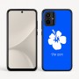 כיסוי בעיצוב אישי עם השם שלך לדגם - Motorola Moto G54 בעיצוב פרח היביסקוס