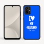 כיסוי בעיצוב אישי עם השם שלך לדגם - Motorola Moto G54 בעיצוב אוהב את החברה שלי