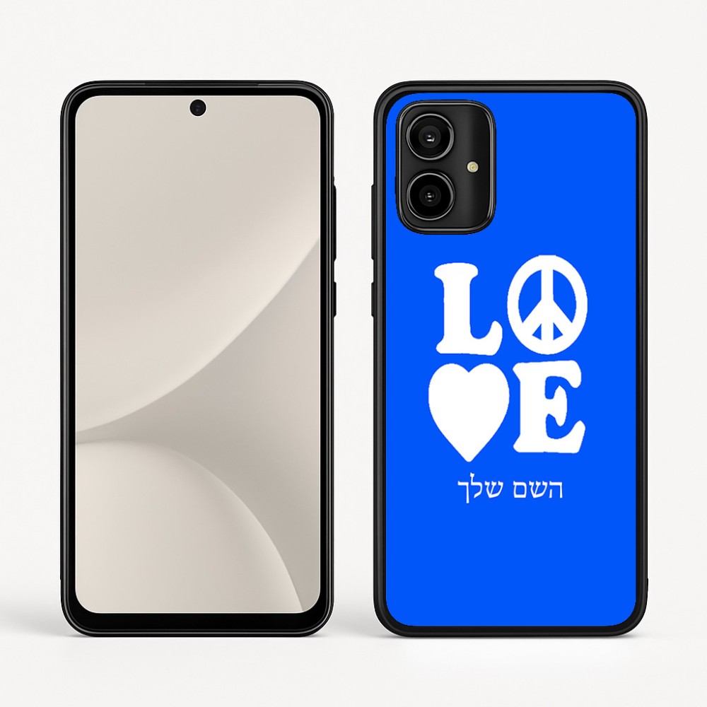 כיסוי בעיצוב אישי עם השם שלך לדגם - Motorola Moto G54 בעיצוב אהבה