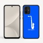 כיסוי בעיצוב אישי עם השם שלך לדגם - Motorola Moto G54 בעיצוב סקסופון
