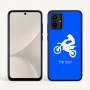 כיסוי בעיצוב אישי עם השם שלך לדגם - Motorola Moto G54 בעיצוב מוטוקרוס