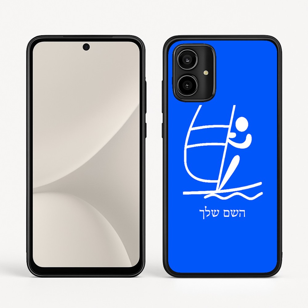 כיסוי בעיצוב אישי עם השם שלך לדגם - Motorola Moto G54 בעיצוב שייט אולימפי